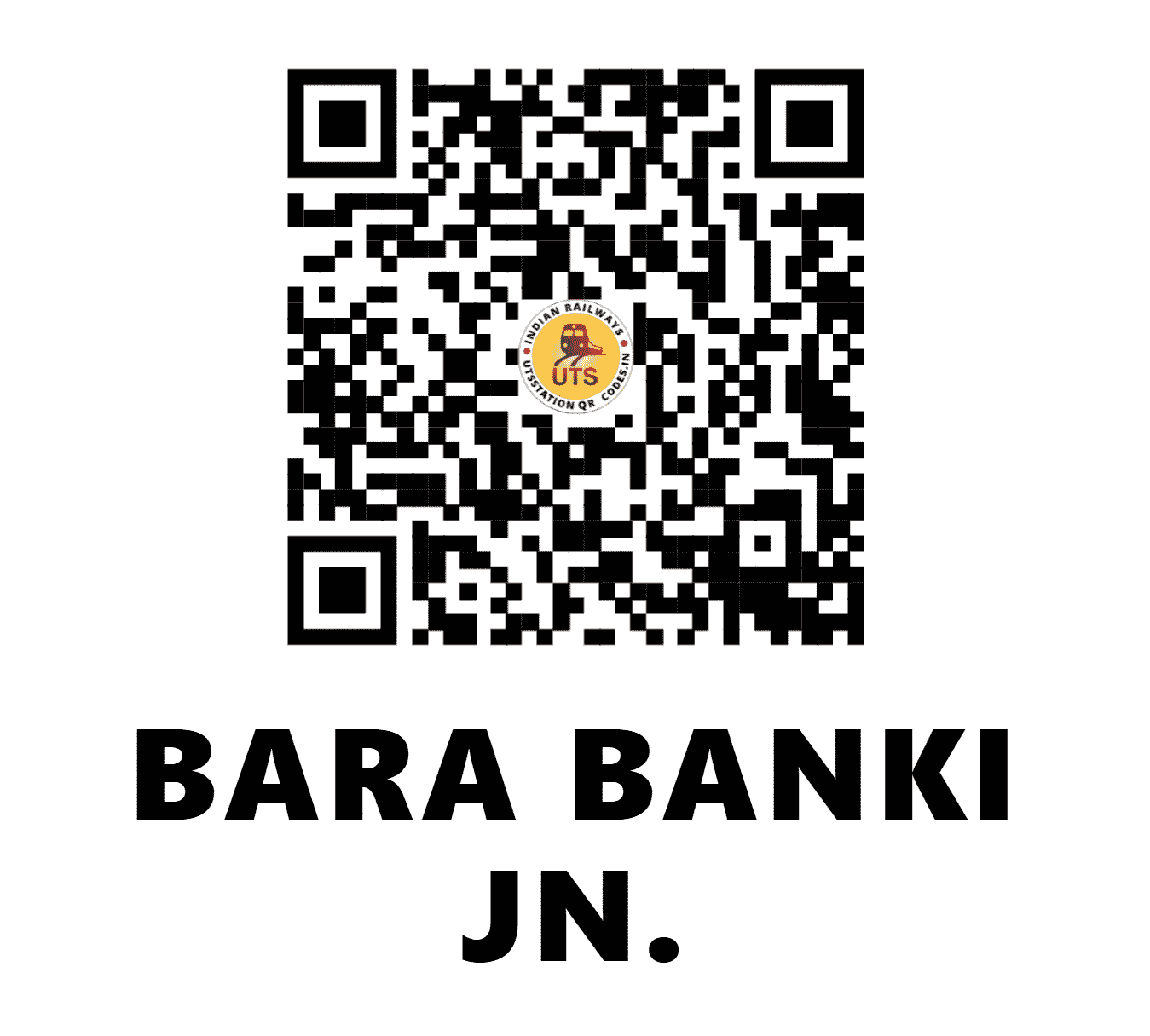 UTS QR Code for BARA BANKI JN. - BBK - NR (UTTAR PRADESH)